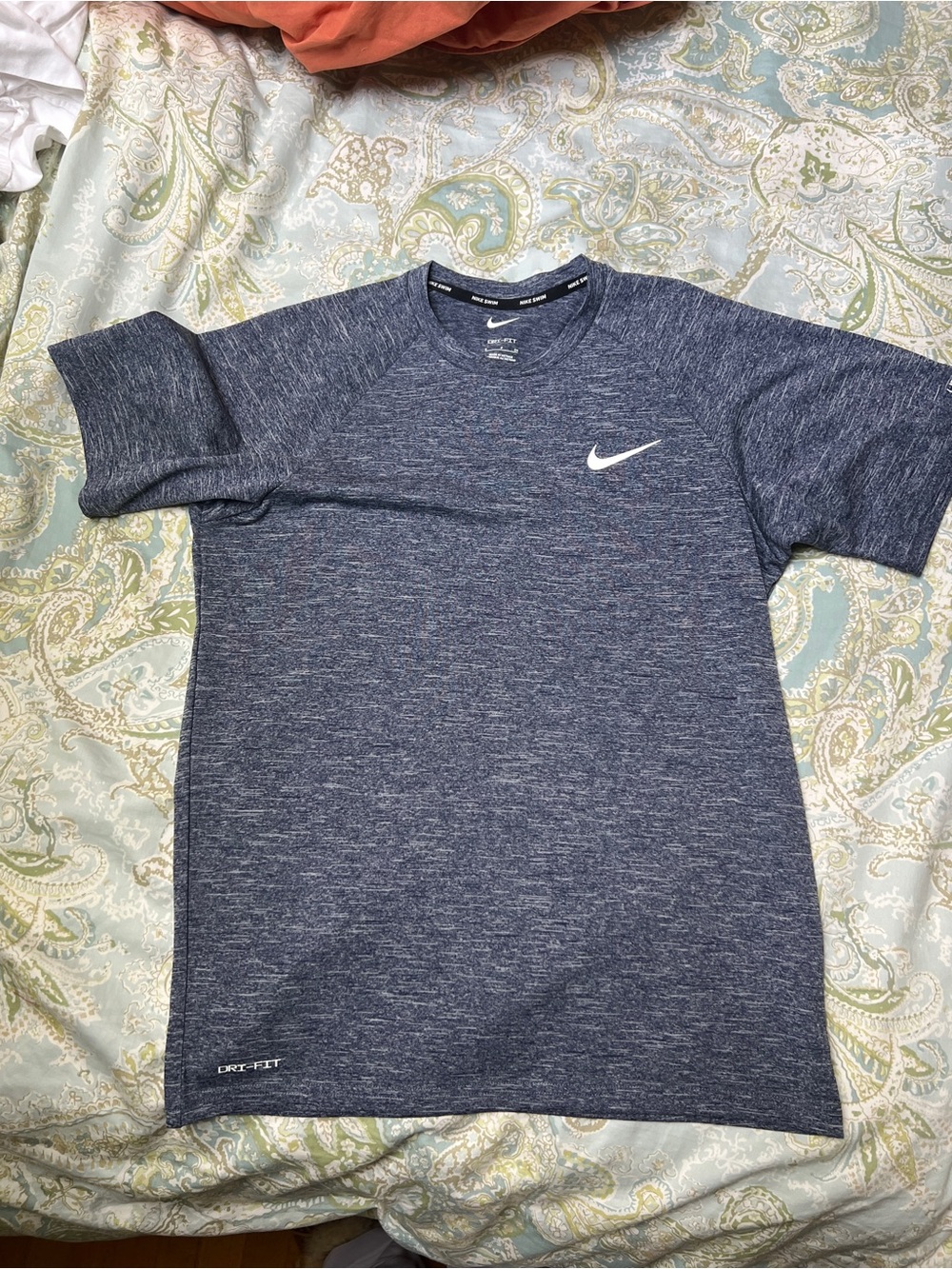 Nike Men’s Heathered Navy Short-Sleeve Performance Tee